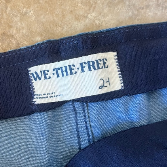 Free People Indigo Floral Flare Pants - Picture 8 of 14